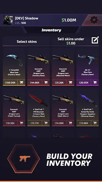 Play Case Battle: Skins Simulator as an online game Case Battle: Skins Simulator with UptoPlay