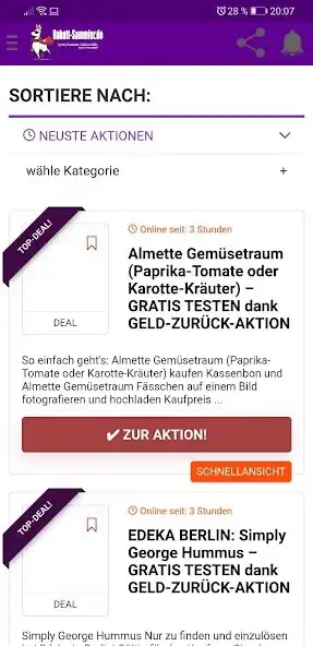 Play CashBack by Rabatt-Sammler.de as an online game CashBack by Rabatt-Sammler.de with UptoPlay