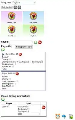 Play Cashflow Player Control