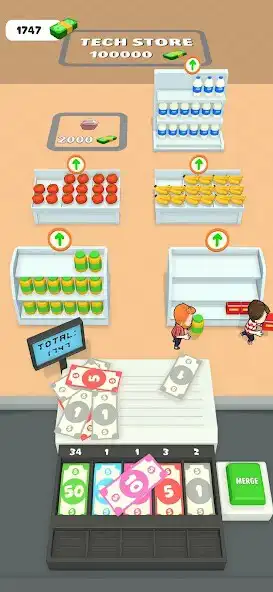 Play Cashier Idle as an online game Cashier Idle with UptoPlay