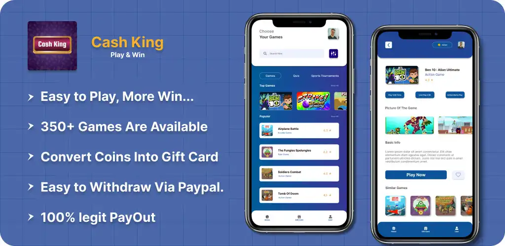 Play Cashking-Real cash games 2023  and enjoy Cashking-Real cash games 2023 with UptoPlay