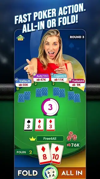 Play Cash Live: Play Poker Online  and enjoy Cash Live: Play Poker Online with UptoPlay