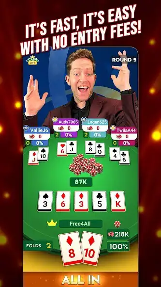 Play Cash Live: Play Poker Online as an online game Cash Live: Play Poker Online with UptoPlay