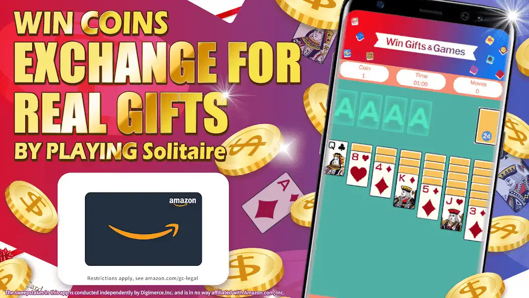 Play Cash Rewards - Solitaire  and enjoy Cash Rewards - Solitaire with UptoPlay