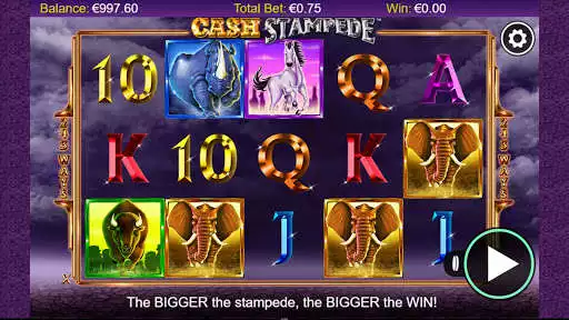 Play Cash Stampede  and enjoy Cash Stampede with UptoPlay