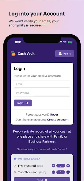 Play Cash Vault - Record Your Cash as an online game Cash Vault - Record Your Cash with UptoPlay