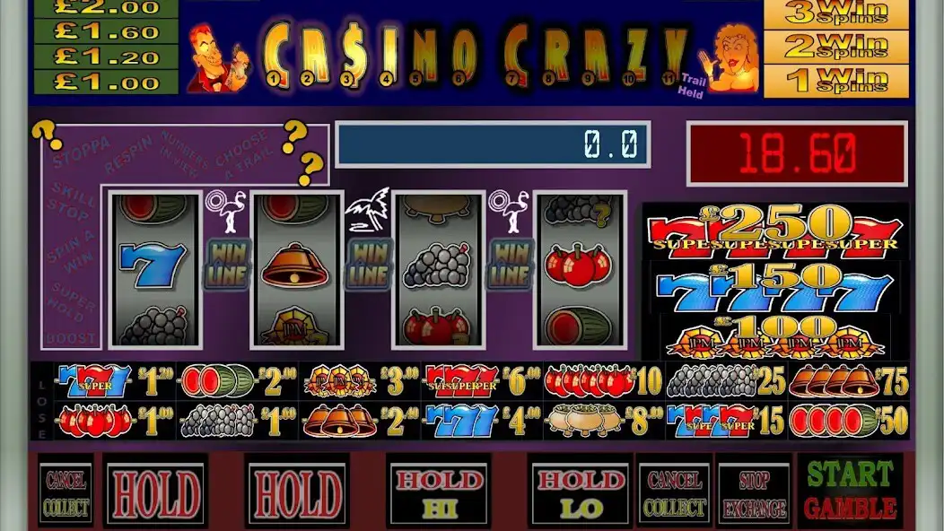 Play Casino Crazy Club UK Fruit Machine Simulation  and enjoy Casino Crazy Club UK Fruit Machine Simulation with UptoPlay