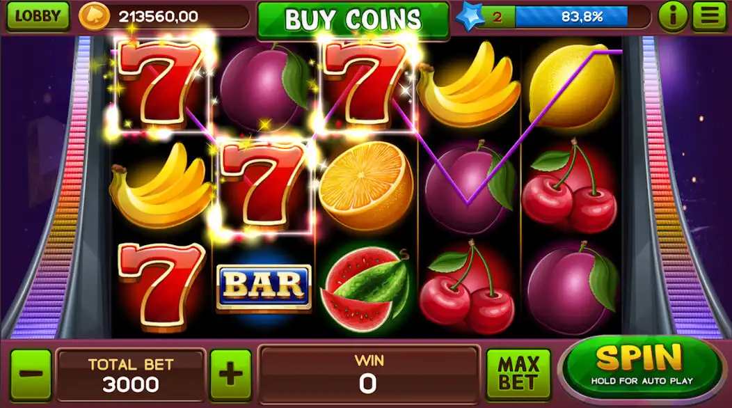 Play Casino Slots: Vegas Slots 777  and enjoy Casino Slots: Vegas Slots 777 with UptoPlay