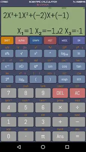 Play CASIO FX500MS  and enjoy CASIO FX500MS with UptoPlay
