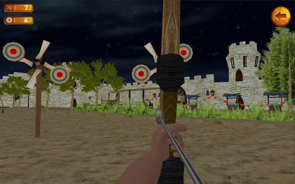 Play Castle Archery Master Action as an online game Castle Archery Master Action with UptoPlay