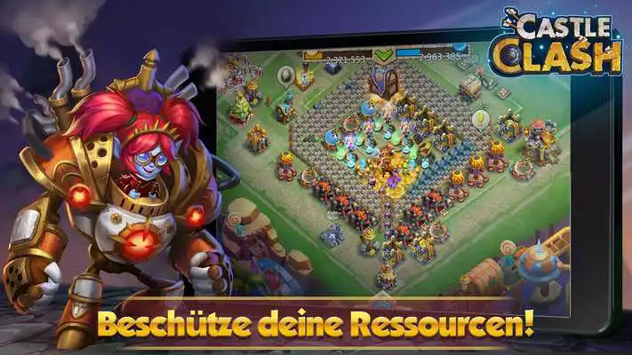 Play Castle Clash: Kings Castle DE