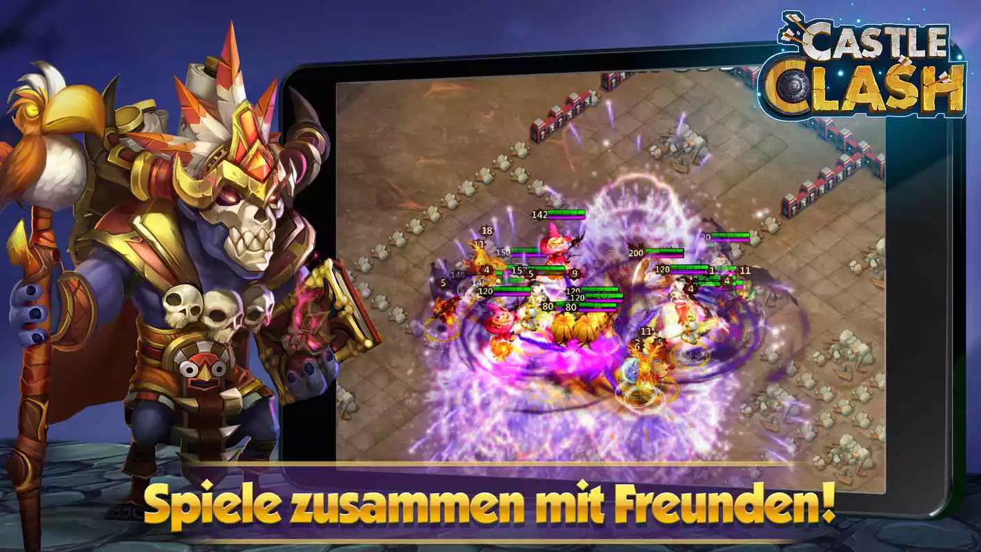 Play Castle Clash: Kings Castle DE