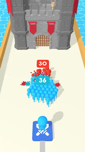 Play Castle Conquest - Crowd Puzzle as an online game Castle Conquest - Crowd Puzzle with UptoPlay