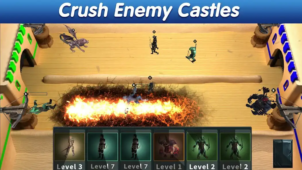 Play Castle defense: Tower clash as an online game Castle defense: Tower clash with UptoPlay