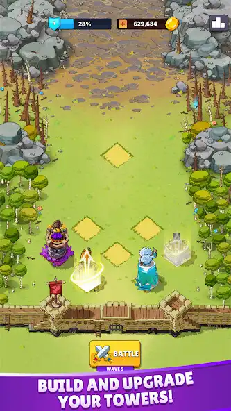 Play Castle Keeper - tower defense as an online game Castle Keeper - tower defense with UptoPlay