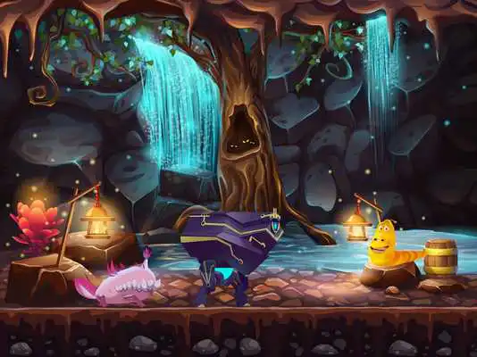 Play Castle Larva Jungle Adventure