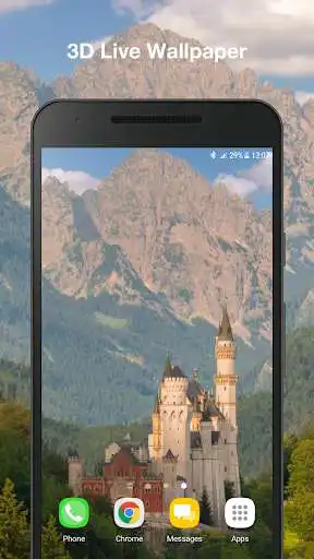 Play castle live wallpaper