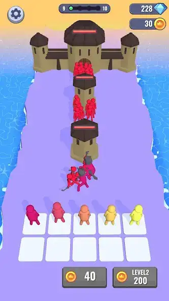 Play Castle Merge Raid as an online game Castle Merge Raid with UptoPlay
