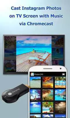 Play CastOnTV Instagram Chromecast