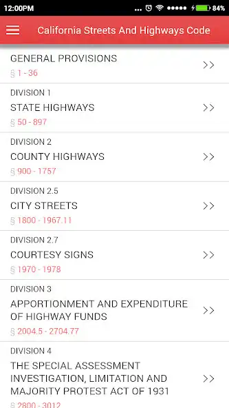 Play CA Streets and Highways Code  and enjoy CA Streets and Highways Code with UptoPlay