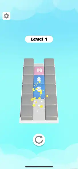 Play Casual 2048 as an online game Casual 2048 with UptoPlay
