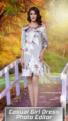 Play Casual Girl Dress Photo Editor