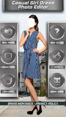 Play Casual Girl Dress Photo Editor