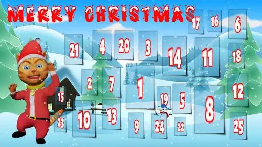 Play Cat Advent Calendar for Xmas  and enjoy Cat Advent Calendar for Xmas with UptoPlay
