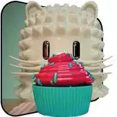 Free play online Cat and Cupcake Live Wallpaper APK