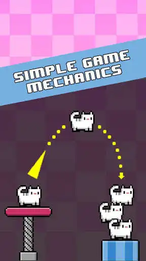 Play Cat-A-Pult: toss 8-bit kittens as an online game Cat-A-Pult: toss 8-bit kittens with UptoPlay