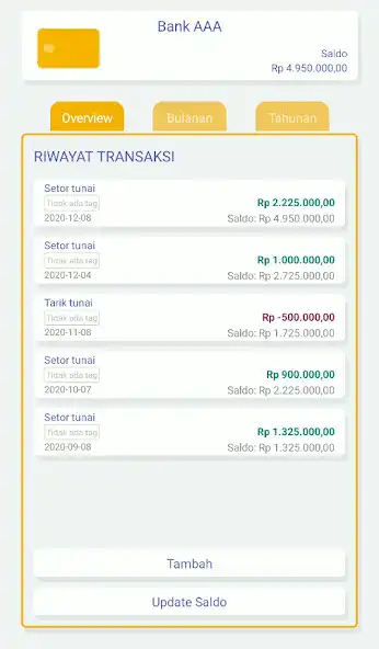 Play Catatan Tabungan Pro as an online game Catatan Tabungan Pro with UptoPlay