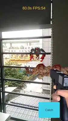 Play Catch ghosts AR shooting game