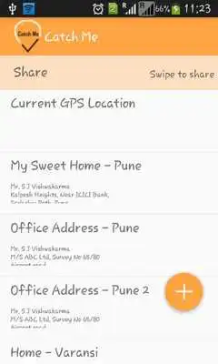 Play CatchMe-Address+GPS, Messages