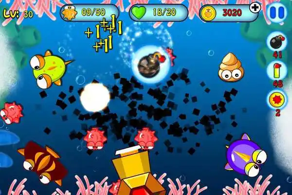 Play Catch Naughty Fishes