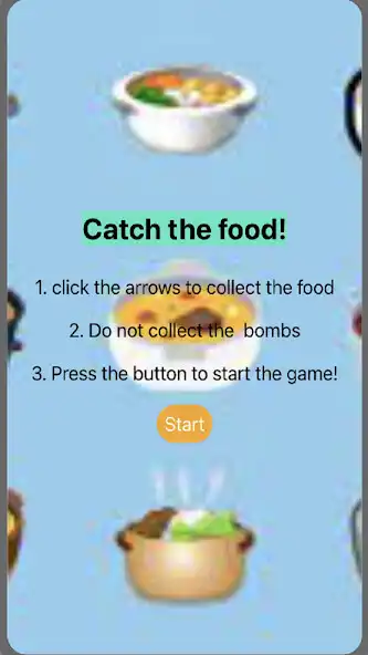 Play catch the food by Majar  and enjoy catch the food by Majar with UptoPlay