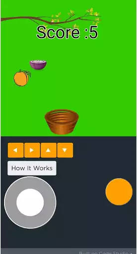 Play Catch The Fruit as an online game Catch The Fruit with UptoPlay