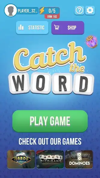Play Catch the word as an online game Catch the word with UptoPlay