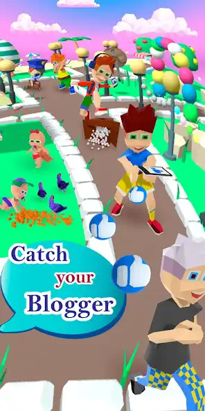 Play Catch Your Blogger  and enjoy Catch Your Blogger with UptoPlay