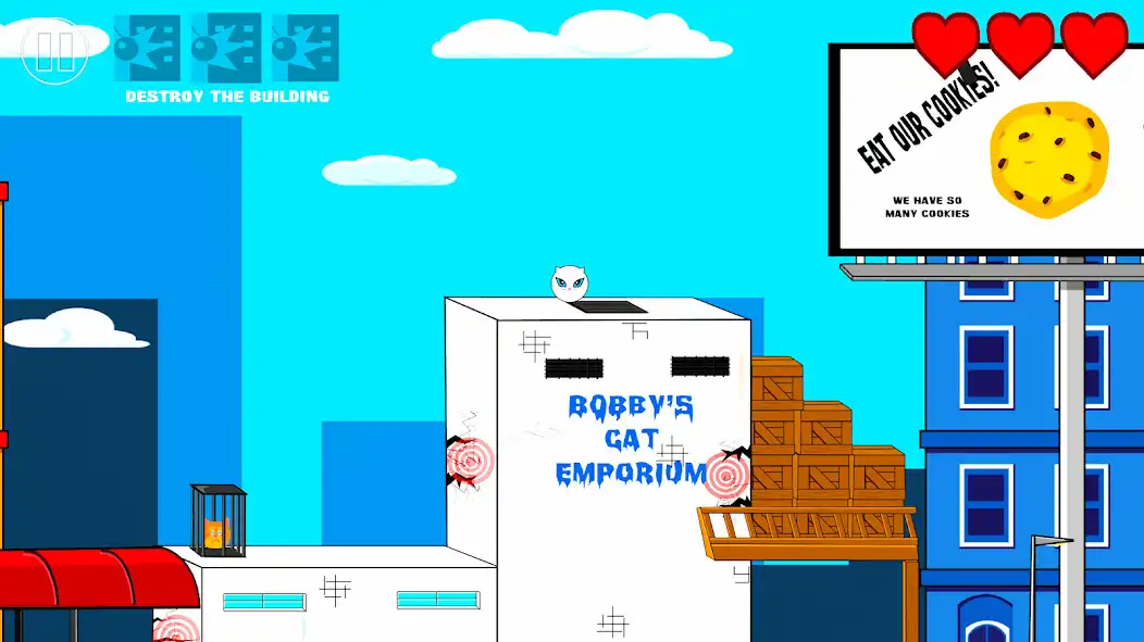 Play Cat Crash as an online game Cat Crash with UptoPlay