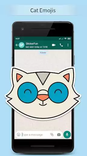Play Cat Emoji Stickers as an online game Cat Emoji Stickers with UptoPlay