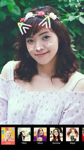 Play Cat Face & Heart Crown Stickers Best One Camera  and enjoy Cat Face & Heart Crown Stickers Best One Camera with UptoPlay