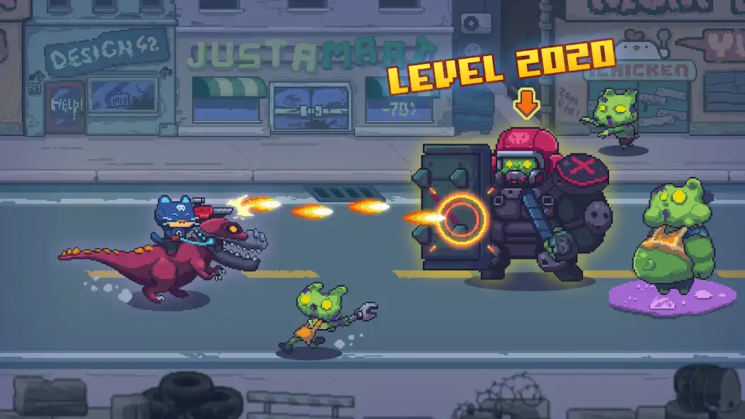 Play Cat Gunner: Super Zombie Shooter Pixel  and enjoy Cat Gunner: Super Zombie Shooter Pixel with UptoPlay