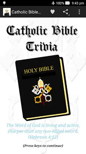 Play Catholic Bible Trivia Play Catholic Bible Trivia