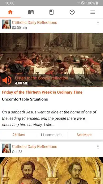 Play Catholic Daily Readings Bible  and enjoy Catholic Daily Readings Bible with UptoPlay