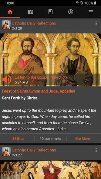 Play Catholic Daily Readings Bible as an online game Catholic Daily Readings Bible with UptoPlay