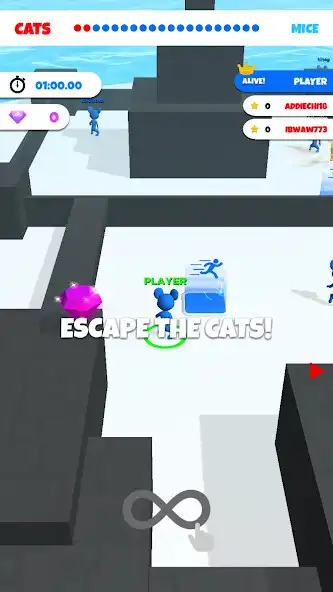 Play Cat  Mouse .io: Chase The Rat  and enjoy Cat  Mouse .io: Chase The Rat with UptoPlay