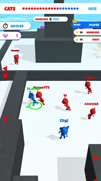 Play Cat  Mouse .io: Chase The Rat as an online game Cat  Mouse .io: Chase The Rat with UptoPlay