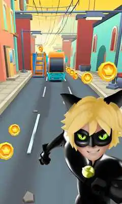 Play Cat Noir City Adventure Runner