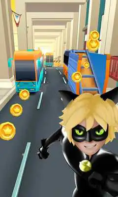 Play Cat Noir City Adventure Runner