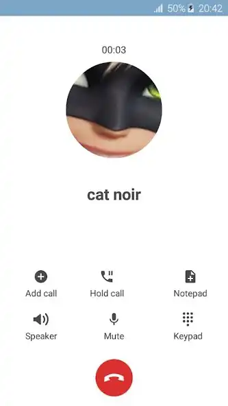 Play cat noir fake call  and enjoy cat noir fake call with UptoPlay